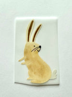 Bügelbild Hase