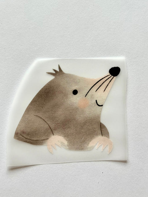 Bügelbild Maulwurf