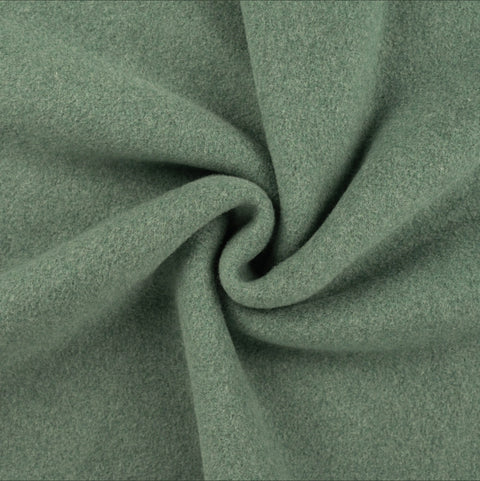 Bio Baumwollfleece GOTS „Khaki Melange“
