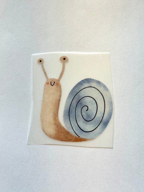 Bügelbild Schnecke