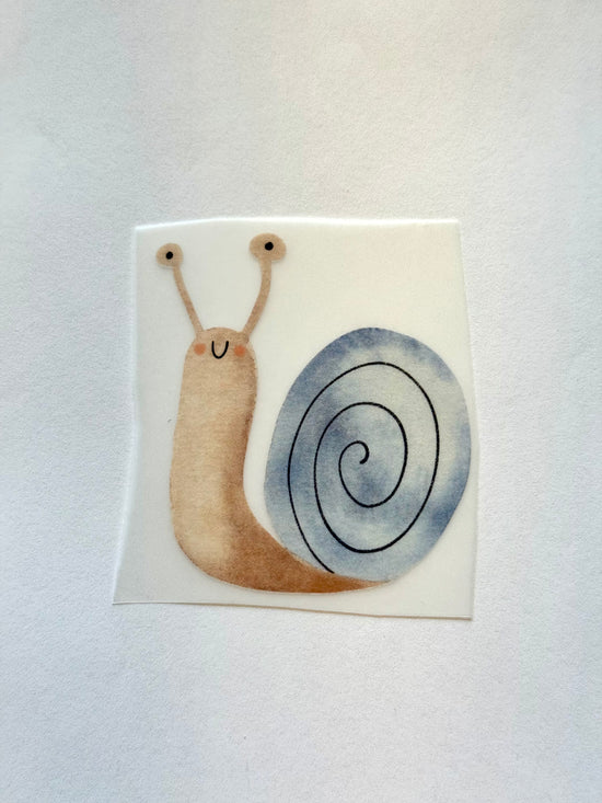 Bügelbild Schnecke