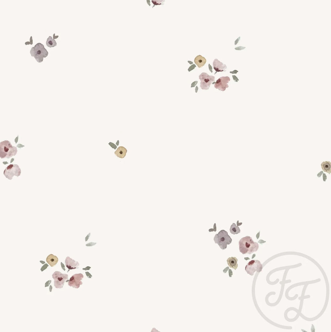 Family Fabrics /Musselin „Cute Flowers“