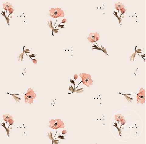 Family Fabrics / Jersey "Mini Flowers Pink“