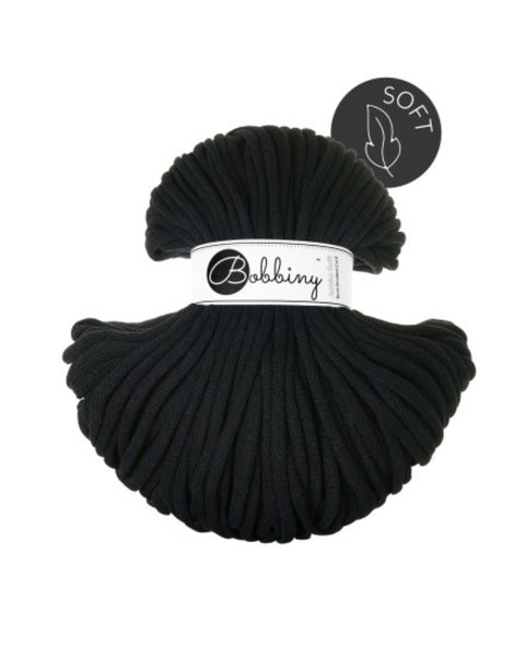 Black / Flechtkordel Soft 8MM 100M