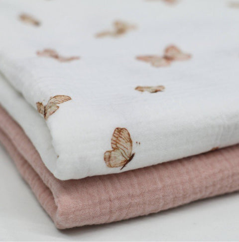 Musselin/Double Gauze „Butterfly“