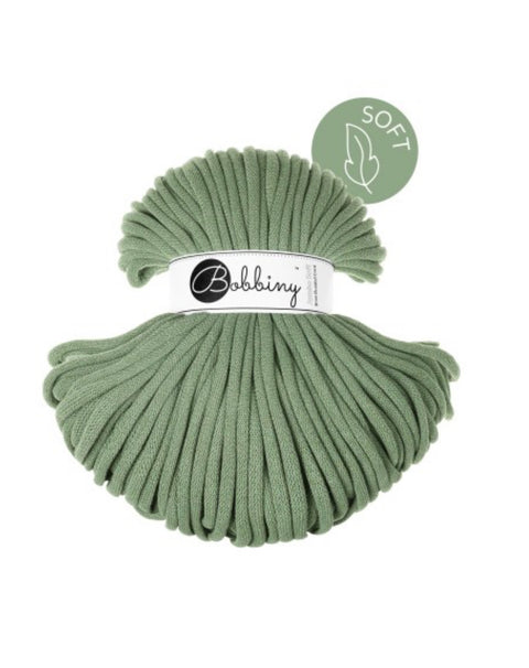 Eucalyptus Green / Flechtkordel Soft 8MM 100M