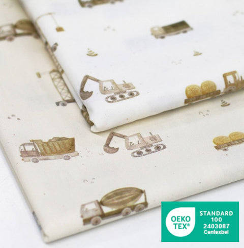 Cotton Poplin „Baufahrzeuge“