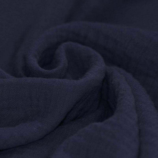 Musselin/Double Gauze “Marine blue“