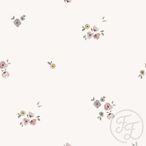 Family Fabrics /Musselin „Cute Flowers Coloured”