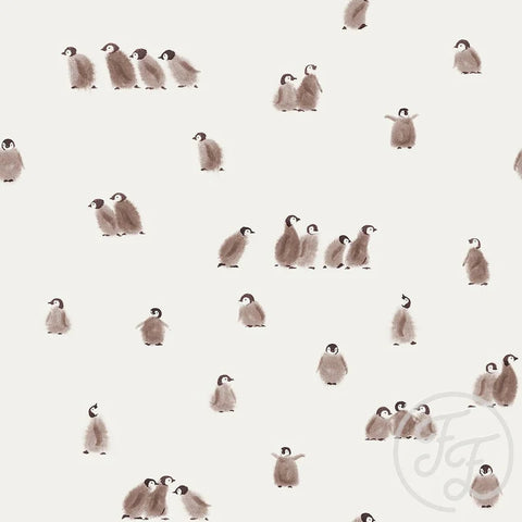 Family Fabrics / Baby Rib 260g „Penguins”