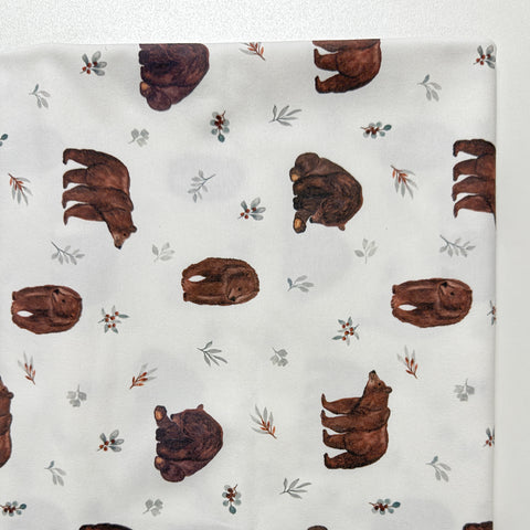 Family Fabrics / Jersey “Bears and Leaves” 80cm