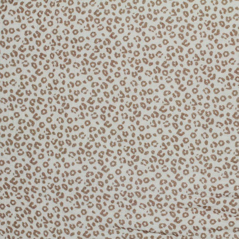 Musselin/Double Gauze „Leopard Beige”