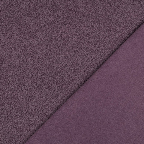 Teddy Fleece Premium “Dunkel Violett“