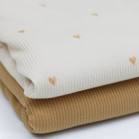 Rib Jersey „Mini Herzen“