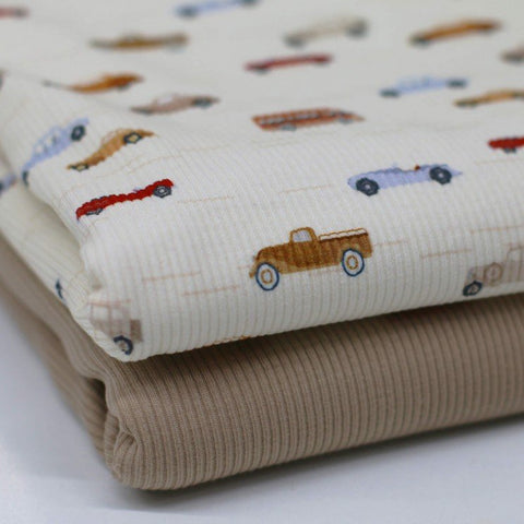 Rib Jersey „Little cars“