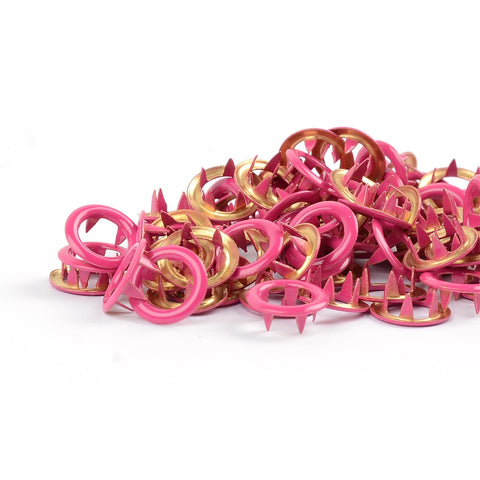 Jersey Druckknöpfe Rose (50pcs.)