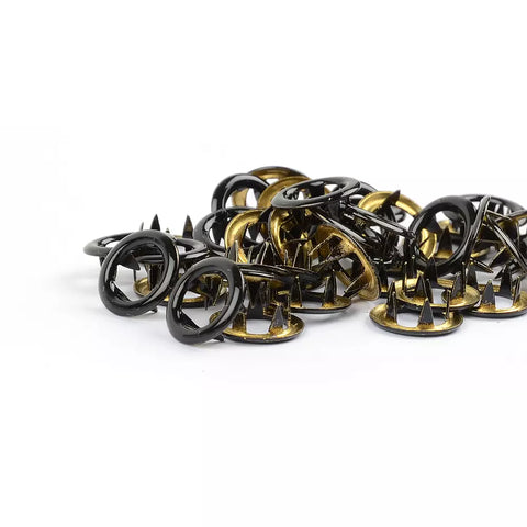 Jersey Druckknöpfe Schwarz (50pcs.)