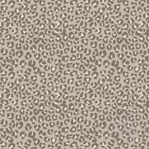 Family Fabrics / Baby Rib 260g „Leopard Spots Greige Small“