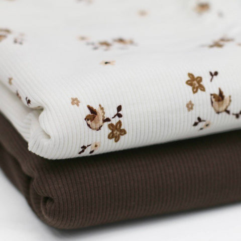 Rib Jersey „Vogelbaby“ ecru