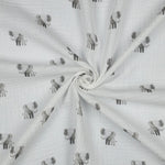 Musselin/Double Gauze  “Elefants“ GOTS