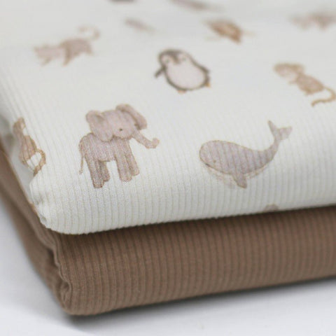Rib Jersey „Babytiere“