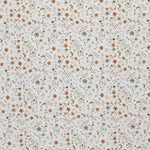 Jersey « Collage de fleurs Beige »