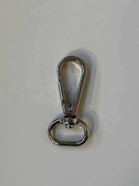 Drehbarer Karabiner Verschluss in / Silber