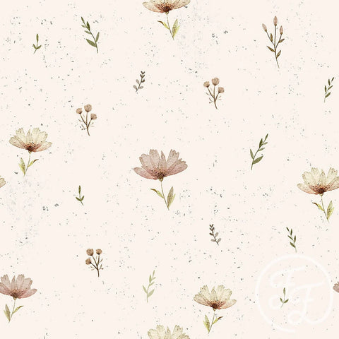 Family Fabrics / Baby Rib 260g „Boho Flower“