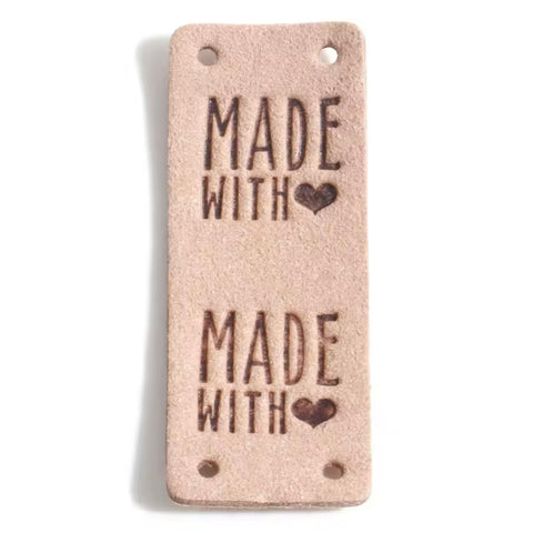 Made with Love Label "Nude" (5er-Pack)