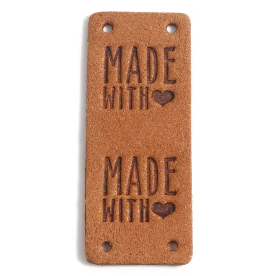 Handmade with Love Label "Nude" (pack of 5)