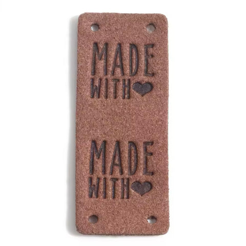 Handmade with Love Label "Nude" (pack of 5)