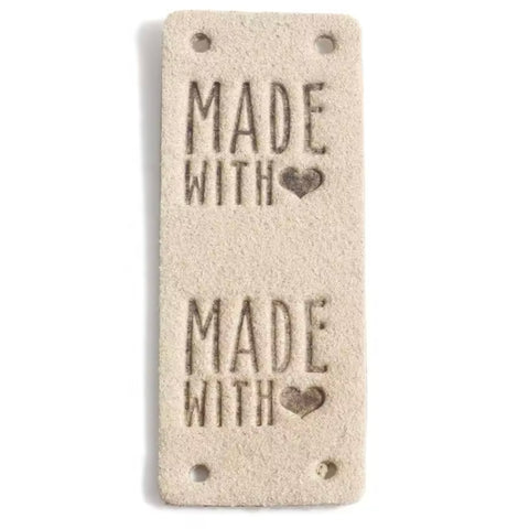 Handmade with Love Label "Nude" (pack of 5)