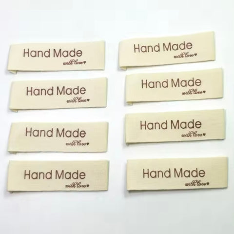 Handmade with Love Label (10er-Pack)