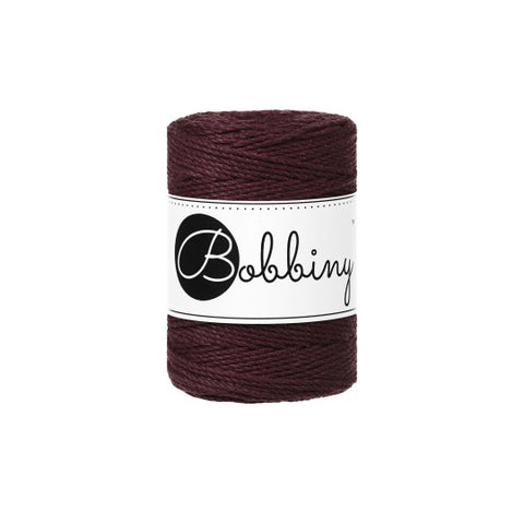 Burgundy / MAKRAMEE-SCHNÜRE 3PLY 1.5MM 100M