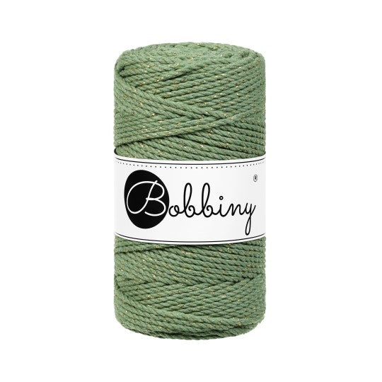 Golden Eucalyptus Green / MAKRAMEE-SCHNÜRE 3PLY 3MM 100M