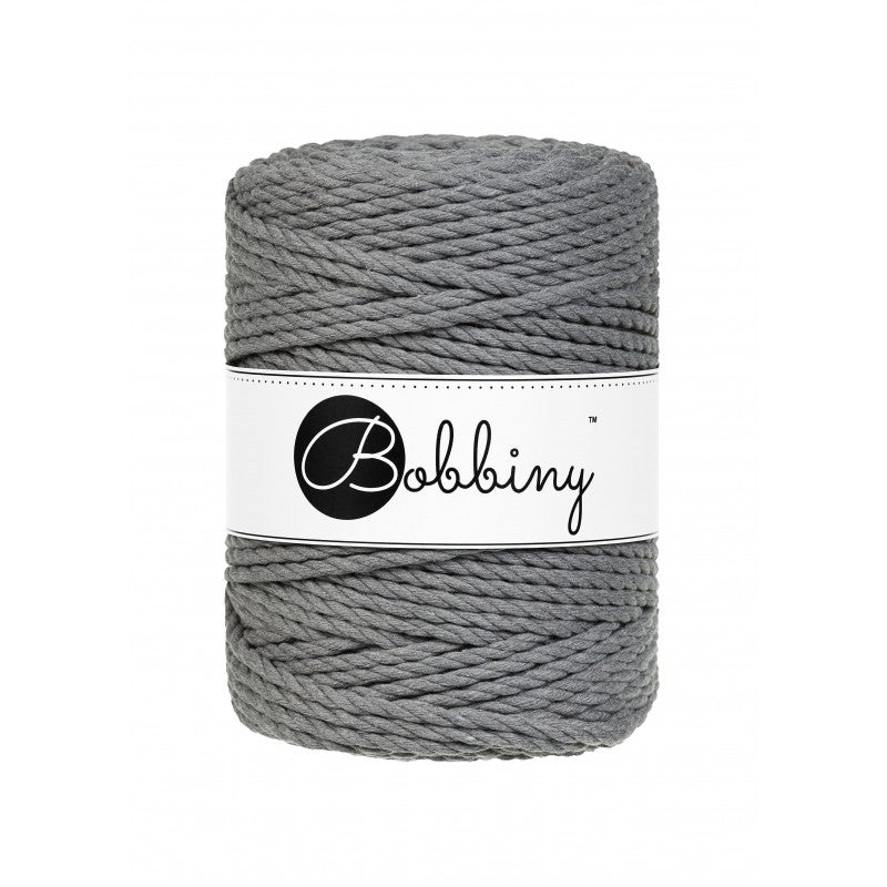 Stone Gray / MACRAME CORD 3PLY 5MM 100M 