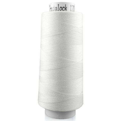 Trojalock overlock yarn 2500m / 1000 raw white