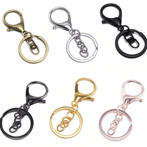 Key ring with clasp