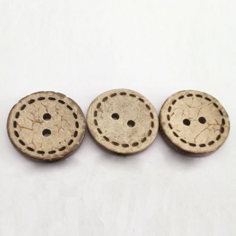 Coconut Button II in various sizes (pack of 5)