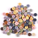 Wooden button in different colors 10mm (pack of 5)