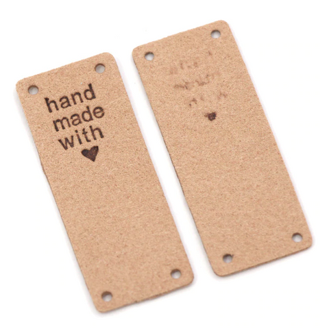 Handmade with Love Label "Nude" (pack of 5)