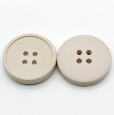 Knopf Kunststoff 21mm (Natural - 5er-Pack)