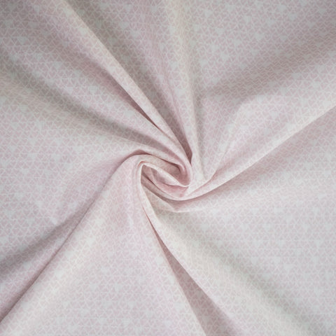 Cotton fabric "hearts pink"