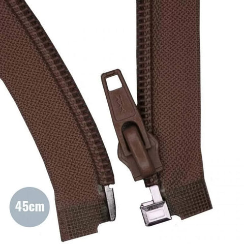 Zipper YKK Separable 45cm “Brown” 