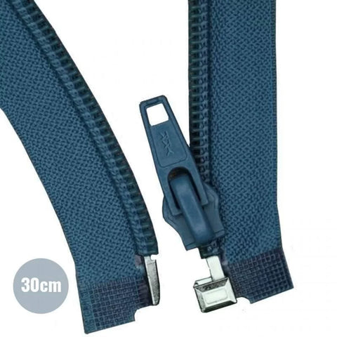 Zipper YKK Separable 30cm “Dark Jeans” 