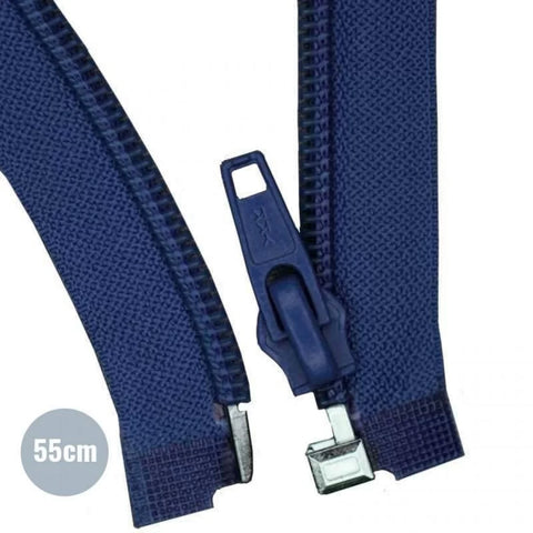Zipper YKK divisible 55cm “Navy” 