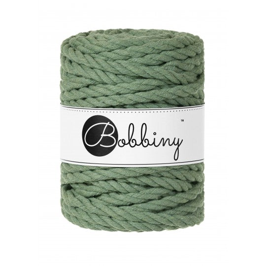 Vert Eucalyptus / CORDON MACRAMÉ 3PLIS 9MM 30M 