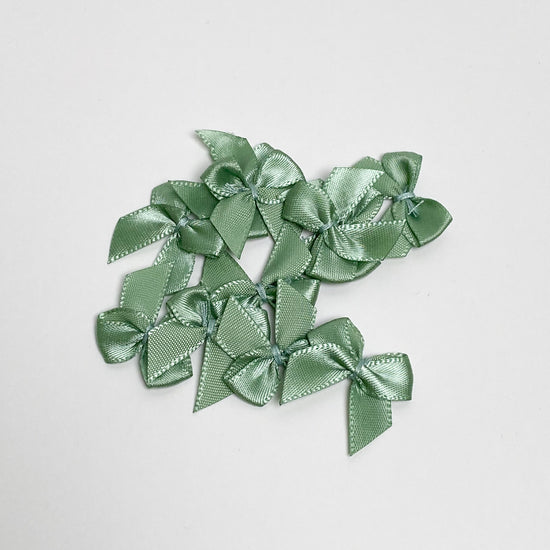 Noeud satin "Vert Sauge"