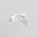 Noeud satin "Blanc"