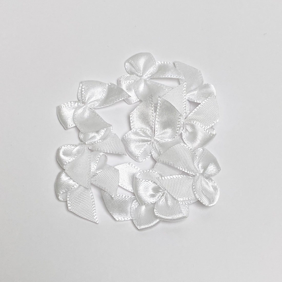 Noeud satin "Blanc"